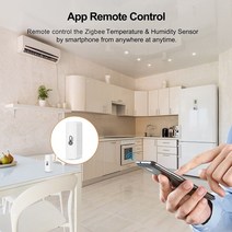 wifi iot 온습도계 무선 습도계 자동 원격 모니터 컨트롤러 모니터링 실내 홈용, 없음