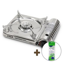 고화력 캠핑용버너 휴대용버너 가스버너 가스레인지 가스렌지 캠핑버너 브루스타 부르스타, 07.썬터치 ST-300S+나무젓가락 10P