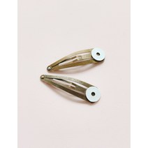 [10개] 헤어악세사리 빈티지 1color 아기자기 똑딱핀 국산 DIY만들기 니켈 부자재