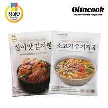 참이맛 감자탕 800g 1팩+소고기우거지국 500g 1팩, 단품