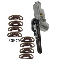 에어샌딩기 광택기 원형 센딩 샌더기 50 샌딩 에어 벨트 33010 샌더 세트 폴리싱 머신 액세서리 샌드페이퍼 6080100120 그릿 폴리셔 피팅, 없음