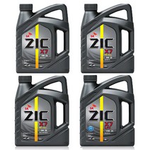 지크/X7 0W30 5W30 5W20 10W30/엔진오일/가솔린/LPG -, X7 제로 0w30 가솔린 4L
