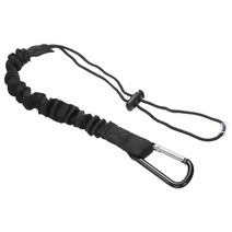 D 후크가 있는 PATIKIL 도구 끈 추락 방지용 35인치 안전 끈 0.8인치 폭 주황색, Black