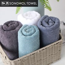 송월타올 항균무지 수건, 10장, 터키스