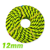 우수 PE 형광로프 12mm*115m 안전줄 주차장바닥줄, 1개