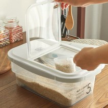 VJSLVKSL 보관용기 잡곡 시리얼 사료 원두 쌀 찹쌀 통 5kg 10kg 재고406EA, 퍼니파니쿠팡 본상품선택