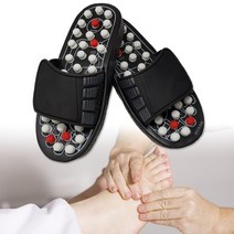 사무실용 발 혈액순환 슬리퍼 실내화 신발, 트위스트지압슬리퍼M