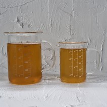 마카 내열유리 계량컵 베이킹 눈금 비커 500ml 1000ml, 500ml(마카)
