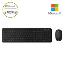 [ Microsoft 코리아 ] 마이크로소프트 블루투스 데스크탑 키보드+마우스세트(QHG-00028), 블루투스 데스크탑 키보드+마우
