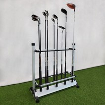 슈와츠코리아 골프채정리 진열 거치대 골프채수납선반 필드용품 다이, 골프채진열대12구실버