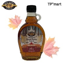 캐나다 엘비 퓨어 메이플 시럽 소스 250ml, 엘비메이플시럽250ml