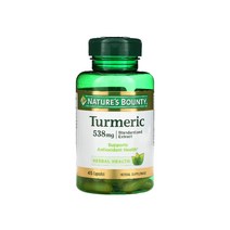 네이쳐스바운티 강황 터메릭 추출물 538mg 45캡슐 Turmeric, 45정, 1병