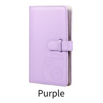 후지필름 즉석 미니 앨범 인스탁스 카메라 9 7s 70 25 50s 90 명함책 96 포켓 3 인치, [12] Purple, 12 Purple