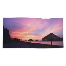 이츠굿텐 극세사 비치타월 대형 물놀이 수영 목욕 타올 수건, 12 선셋 비치