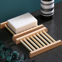 모던 나무 비누 받침대 1+1, 20개