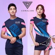 코랄리안 CRT B1097 B2097 남녀 반팔 그래픽 티셔츠 CORALIAN 남성 여성 반팔티 CRT-B1097 CRT-B2097