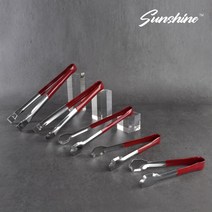 천성 스텐 코팅 빵 집게 - 베이커리 제빵 캠핑 주방 고기 치킨, 코팅빵집게 소 17cm