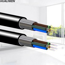 광 케이블 광섬유 야외 단일 모드 통신 기갑 광케이블 4 6 8 12 24 코어, 8core 9.0mm, 5m