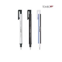 TOMBOW 톰보 모노 제로 샤프식 지우개 라운드형, 실버, 8개