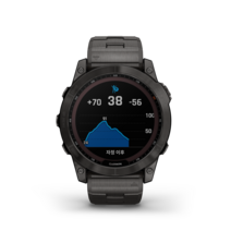 가민 피닉스 7X Sapphire Solar 스마트워치 GPS, Carbon Gray with Titanium band