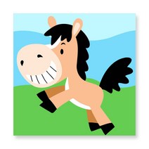 크리스마스 아크릴화세트 유화그리기 컬러링도안 성인취미미술, 십이지신 말