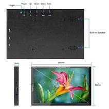 ELECROW 8인치 HDMI 모니터 소형 휴대용 LCD 디스플레이 1280x800 내장 스피커 USB 전원 노트북 PC 라즈베리 파이 게임 콘솔과 호환 가능 바이오더
