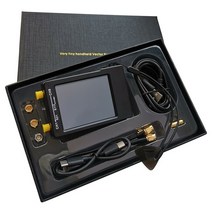 NanoVNA-H 주파수 벡터 네트워크 분석기 70DB 2.8 인치 스크린 TX S11S21 매개 변수 감지 배터리 무, 한개옵션1, 01 Black