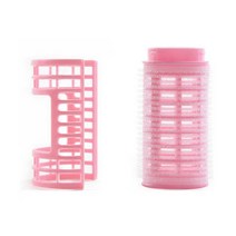 앞머리 볼륨 셋팅롤 헤어 볼륨롤 집게 핀 드라이 롤 핑크 1P, 8개