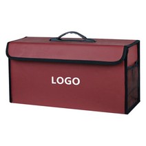 캠핑 카고 박스 폴딩 미군 자동차 로고 Foldable 스토리지 박스 Sundries 그물 여행 캠핑 핸드 가방 MG ZS, 05 For A-udi Red B
