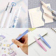 (2개5900/1+1) 단비감성 다꾸 핀셋 세트, 다꾸핀셋일자형(연보라), 다꾸핀셋일자형(연보라)