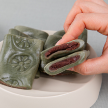 다원당 국산 햅쌀 앙금절편 300g, 쑥 앙금절편 300g (5개입)