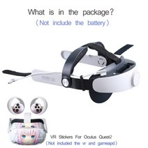 브이알 vr vr게임 vr폴트래커 vr게임기 3d게임 안경 가상현실kkcobvr q2 교체 elite 스트랩 oculus quest 2 배터리 팩 스트랩 156 156, 2-쇼로