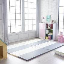 그레이프 폴더매트, 단품, 아이보리 민트