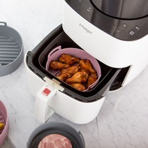 에어플라이 포트 에어플라이어 실리콘 전자레인지 용기, 로즈핑크-L(대형190×60mm)3.5~5L