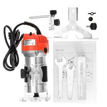 전기식 트리머 목재 목공 트림 800W 전기 나무 밀링 Slotting 기계 손 트리머 라우터 조각 목공에 대 한 구, 04 US Plug