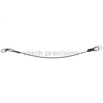 VCN Unti-분실 로프 150/250/350/450/550mm 1M/2M 스테인리스 안전 케이블 키 링 및 개스킷 포함 PVC 160mm 나선형 고정, 1.5mm black-rope-RT, 150mm(20pcs)