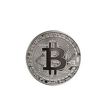 희귀동전 골드 도금 비트코인 코인 소장용 아트 컬렉션 50 개 선물 물리적 기념 카사스우스 비트 BTC 금속, 02 Silver