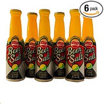 Twang Lemon Lime Flavored Beer Salt | Lemon Lime Flavored Beer Salts | Pack of 6 Bottles | 1.4 oz Ea, 1