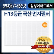 삼성 에어드레서 DF10T9301KG 국산 먼지필터 5벌용 대용량, 옵션1 : 5벌용 대용량 H13 국산 먼지필터