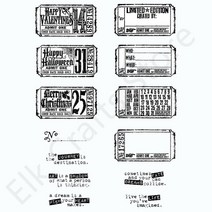 가죽공예 스탬프 각인 도장 몰드 티켓 부스 실리콘 스탬프 DIY 스크랩북 종이 장식 엠보싱 템플릿 공예 신, 01 Clear stamps1