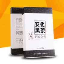 안화 흑차 2017 천지금화 천복차 1kg 숙성 진화부 전차, 1000g