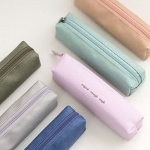 펜슬포켓 v.5 친환경코팅 톤다운 필통 택1, 03살몬베이지