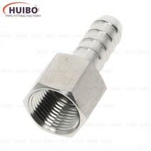 유압호스부품 호스 바브 테일 6mm ~ 20mm SS304 스테인레스 스틸 니플 파이프 피팅 1/8 