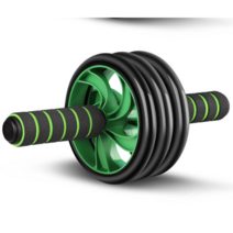 세 바퀴 ab 슬라이드 조용한 복근 운동 기구 운동 기구 덜덜이, green