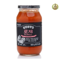 라이브잇 피코크 구스토 로제 파스타소스, 15개, 660g