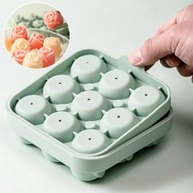가정용 얼음틀 아이스트레이 장미꽃얼음틀, 노란색