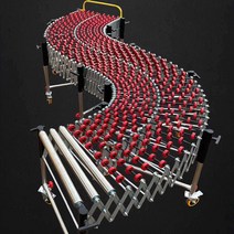 개페식 핸들린 컨베이어 벨트 콘베어 택배 물류 이동, 너비60  길이1m