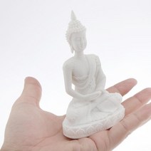 반가사유상 미니어처 반가사유상굿즈 small thai buddha statue 사암, 하얀