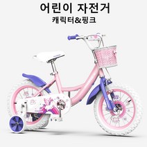 Dream 어린공주용 네발자전거 보조바퀴 패션선물 SYKB96, 14인치