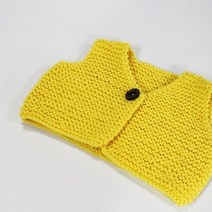 (DIY)키즈 심플조끼 만들기-러브컨츄리, 조끼색상선택:오렌지